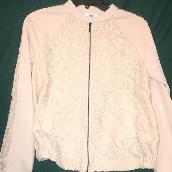 Bar III Women's Zippered Studded Sweater Green Size Small